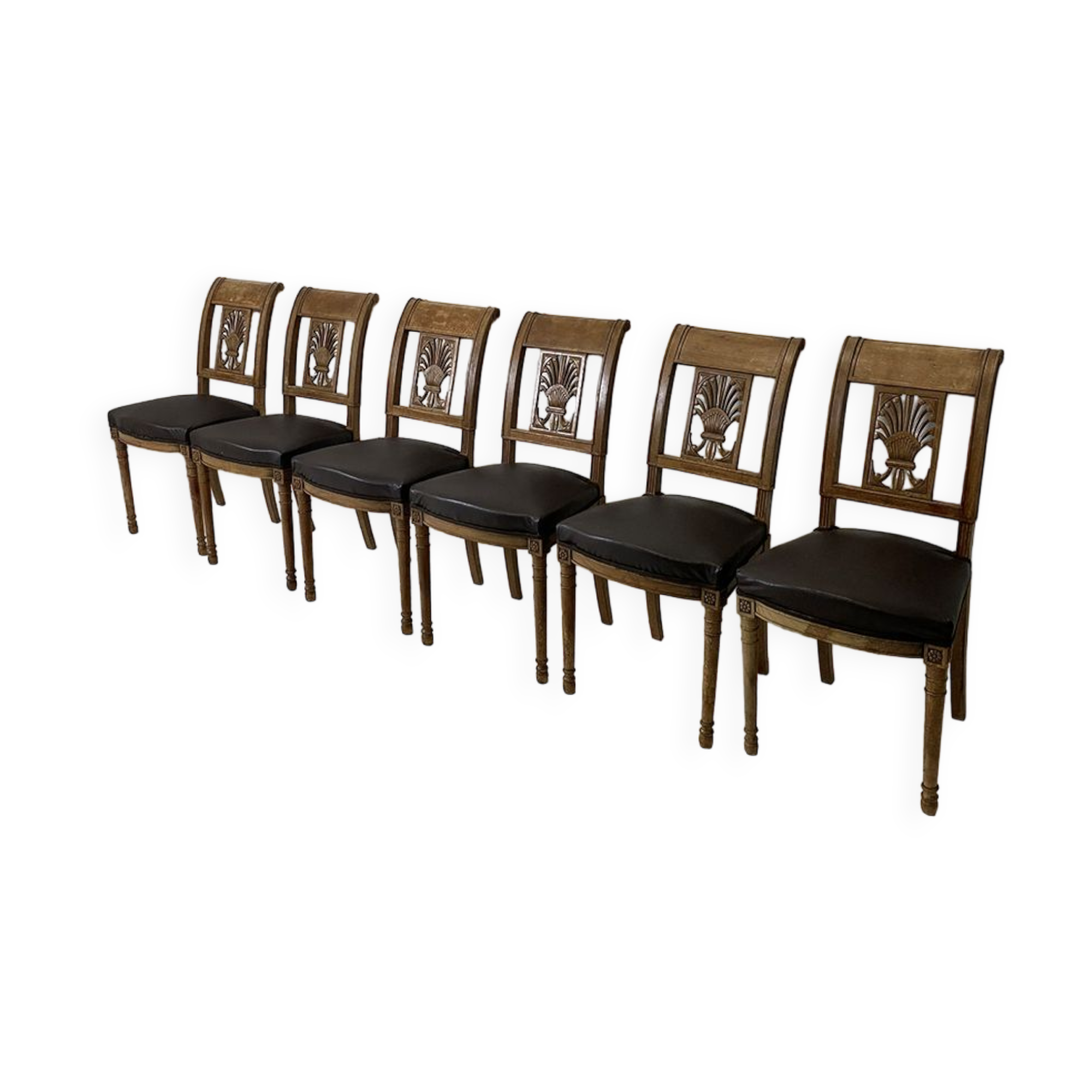 Set of 6 period chairs restoration