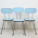 Formica chairs with eiffel legs