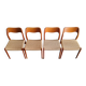 4 Niels Otto Møller model 71 chairs, Denmark 1950