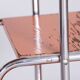 Bauhaus Chrome-Plated Steel and Lacquered Wood Shelf, 1930s