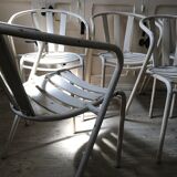 Lot of 5 vintage garden chairs