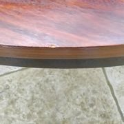 Vintage style BAUMANN table with Scandinavian central leg.
