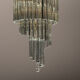 Cascade chandelier glass paolo venini 80s vintage modern