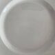 Set of large round white earthenware dishes from Creil and Montereau, 19th century