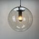 Set of 3 bubble glass pendant lamps by RAAK Amsterdam 1960