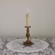 Small Vintage French Art Nouveau Style Bronze Candlestick Table Lamp 5358