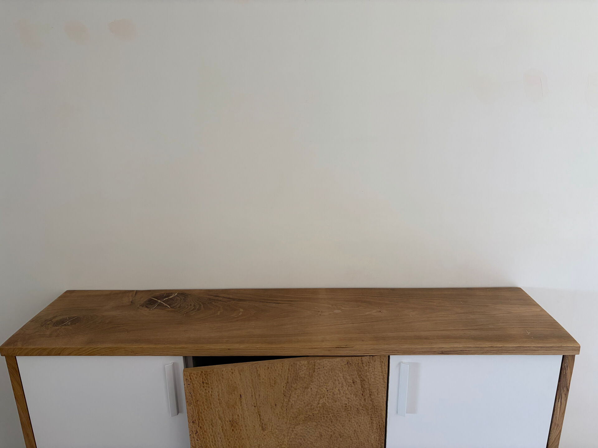 3-door solid oak sideboard