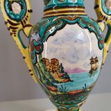 Gabriel Fourmaintraux Pottery of Desvres lamp base
