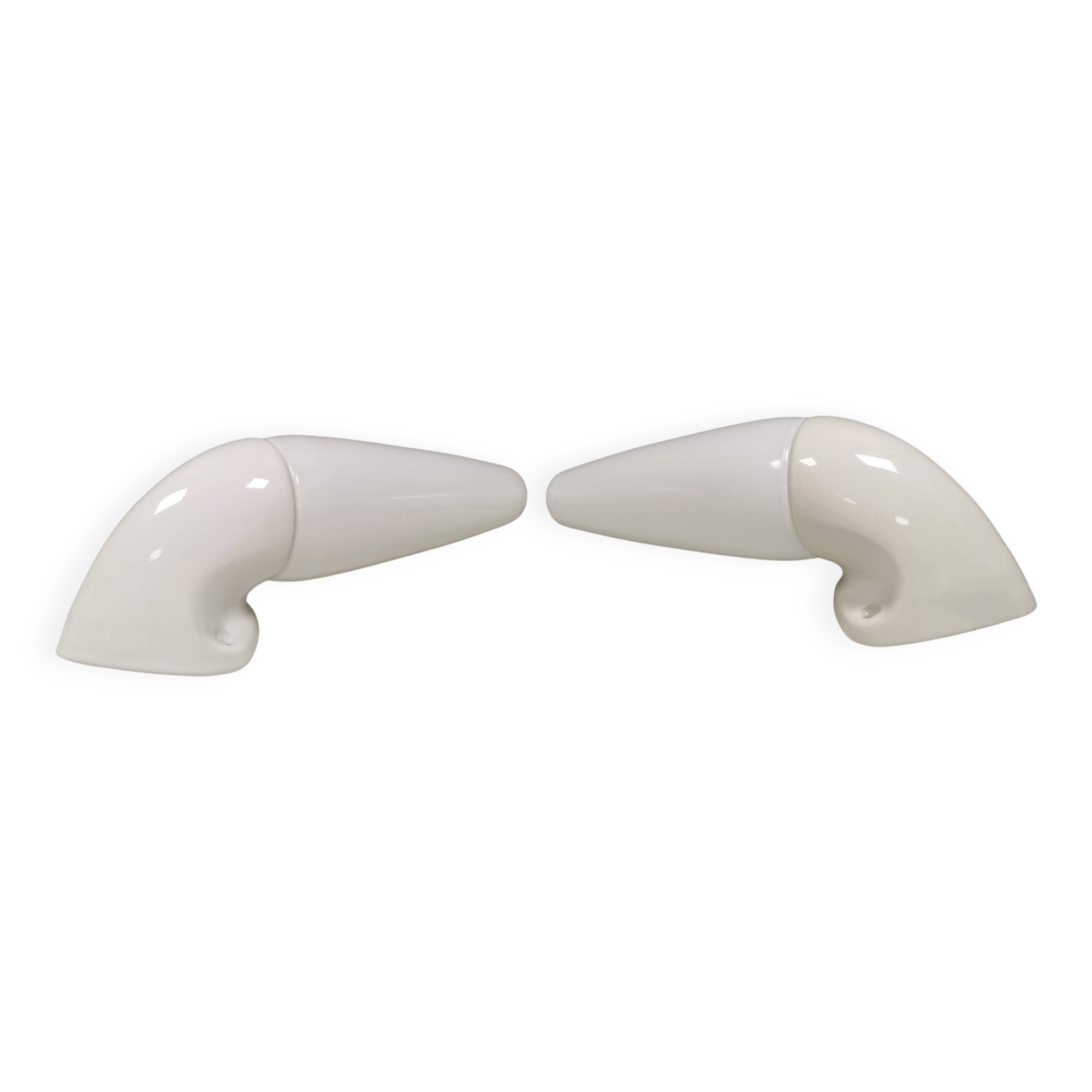 Lampes de salle de bain en céramique vintage par Sigvard Bernadotte, IFÖ Suède.