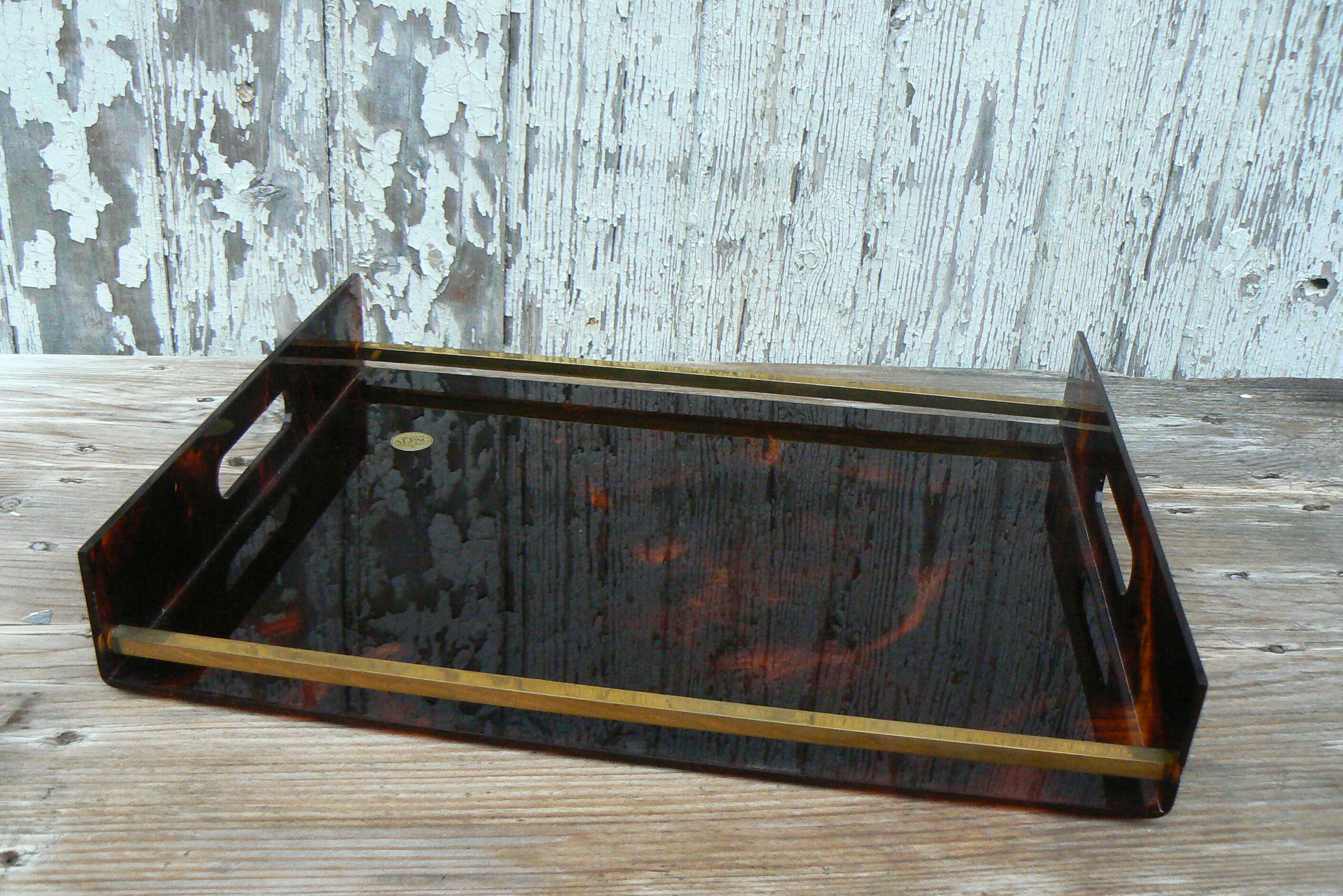 Plateau Maison Mercier pexiglas reason tortoiseshell