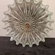 Round ceiling lamp with glass cup 40s/50's