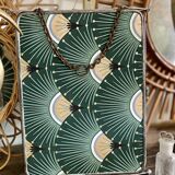 Vintage triptych barber mirror