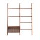 Teak modular shelving unit, Danish design, 1960s, made in Denmark