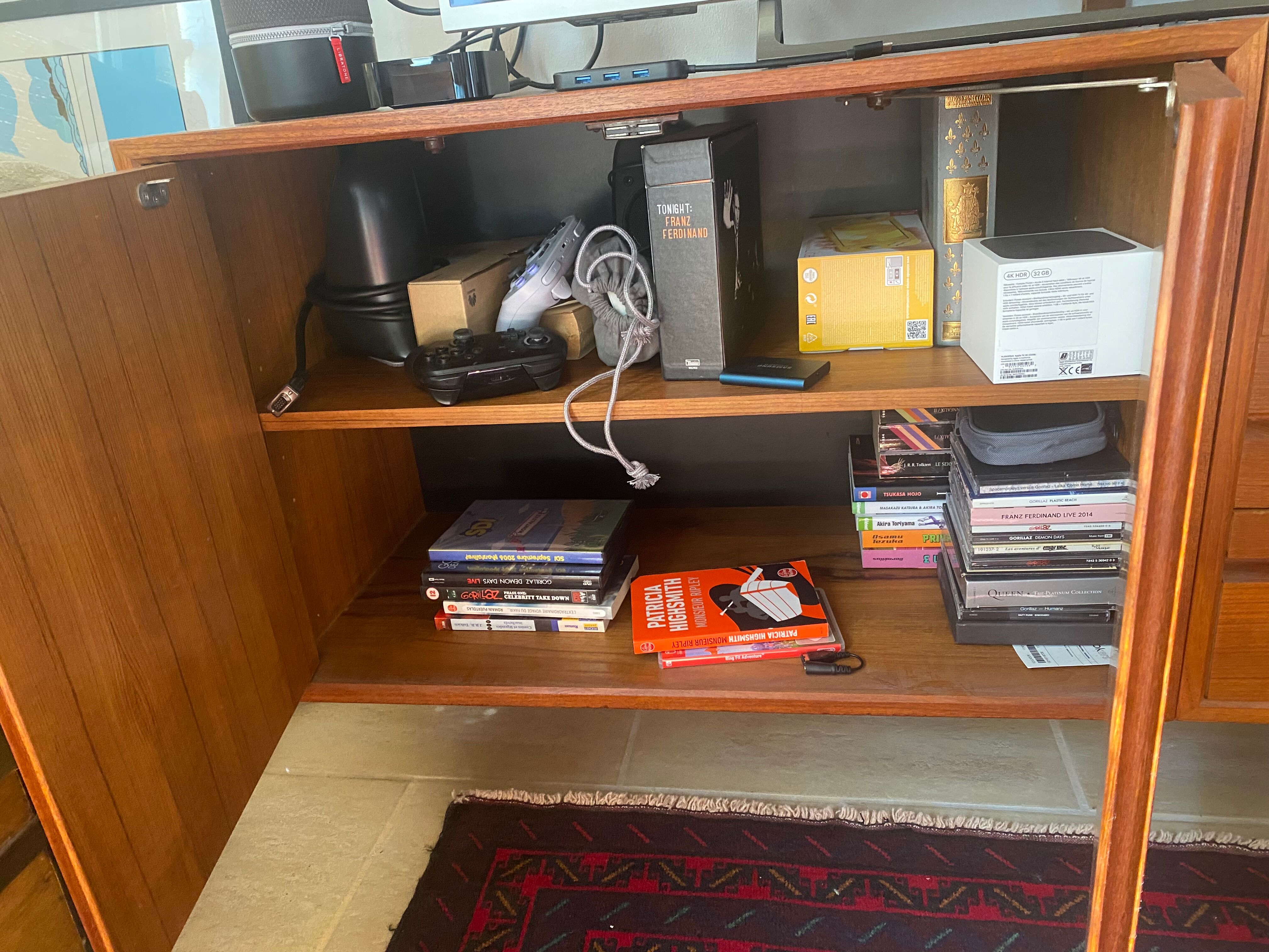 Scandinavian modular bookcase solid wood