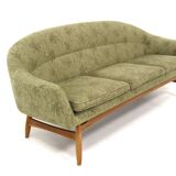 Scandinavian oak sofa, 3 seats, Sweden, 1950