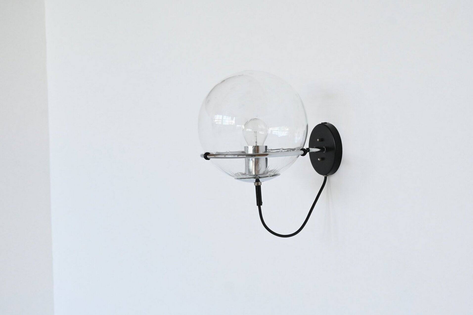 Frank Ligtelijn 'Raindrop' sconces RAAK The Netherlands 1970