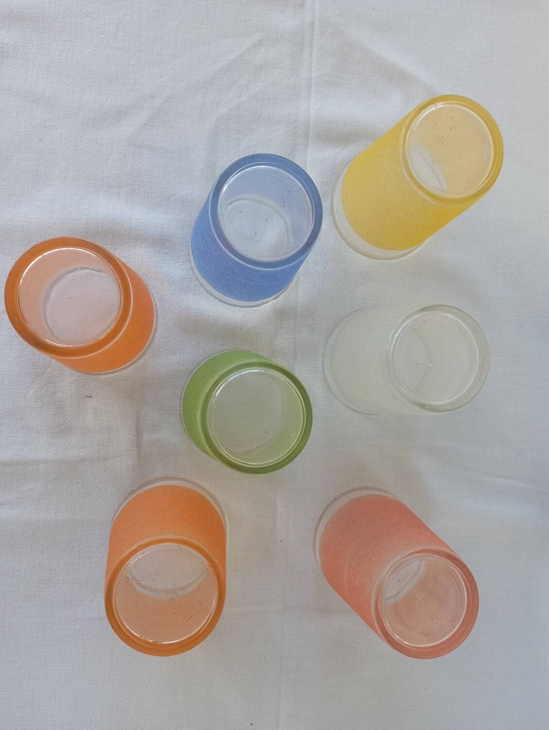 Vintage orangeade glasses