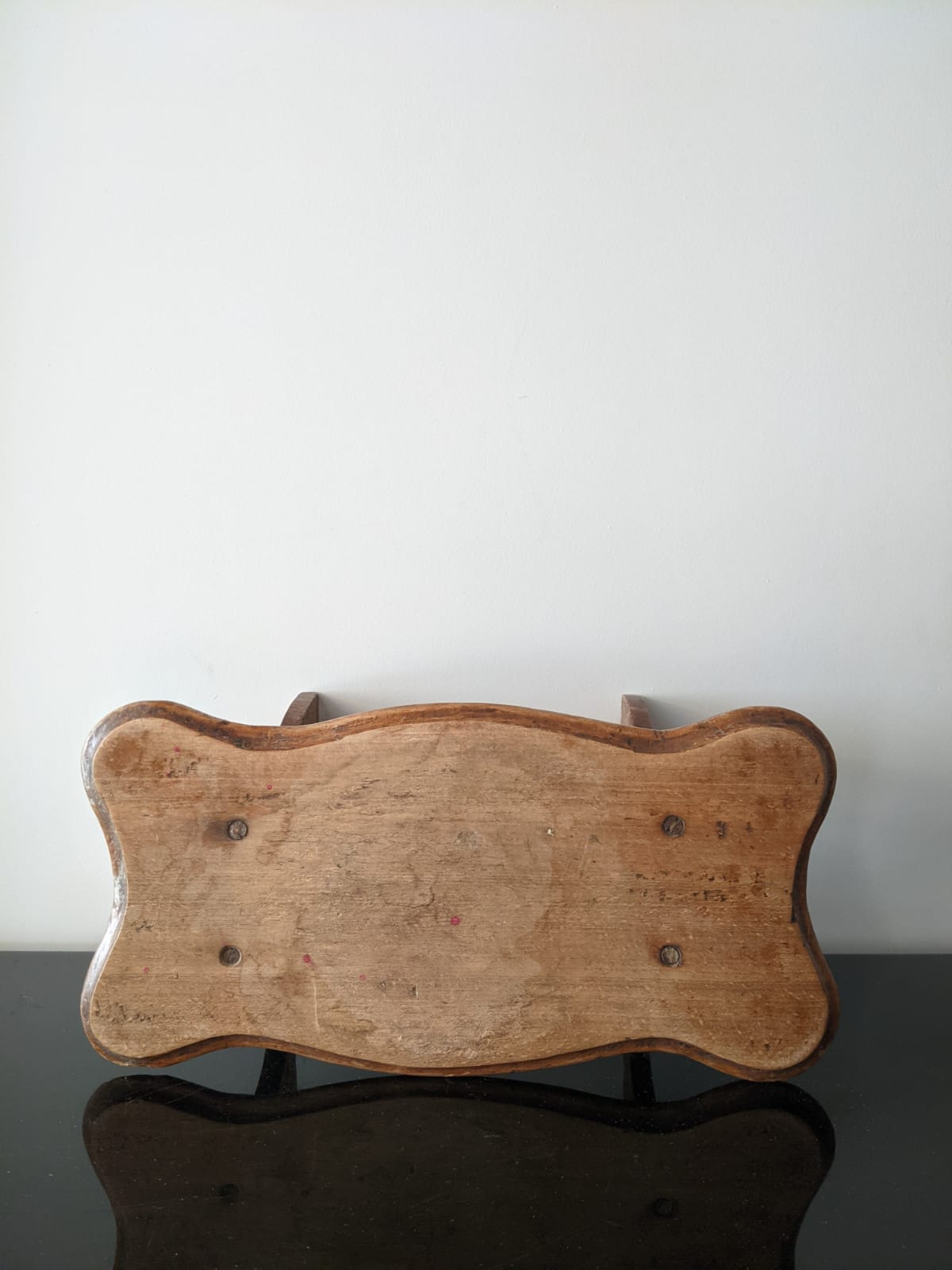 Antique wooden foot rest