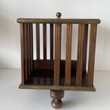 Small rotating desk bookcase