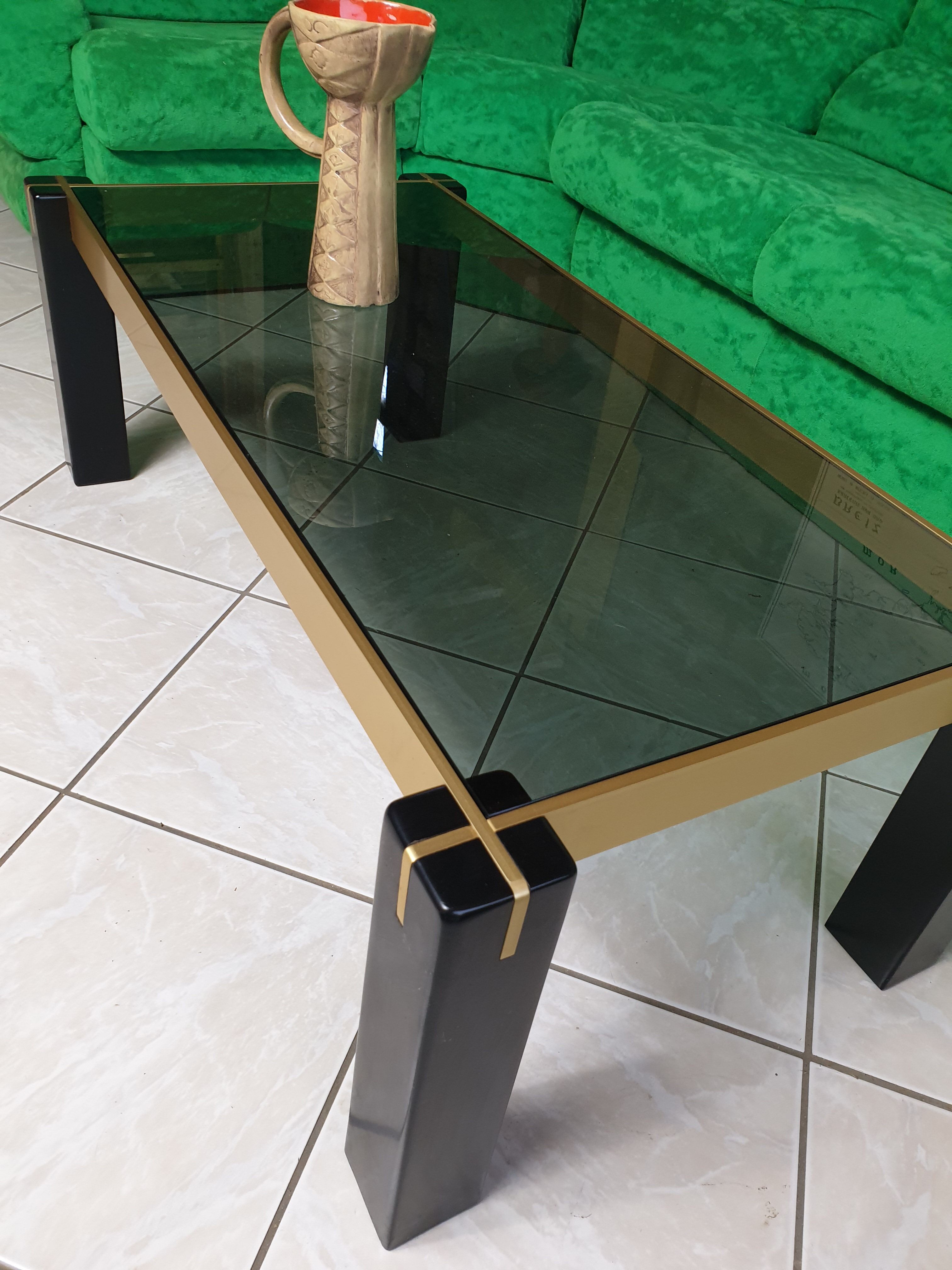 Brass coffee table