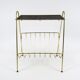 Brass magazine rack 1950s