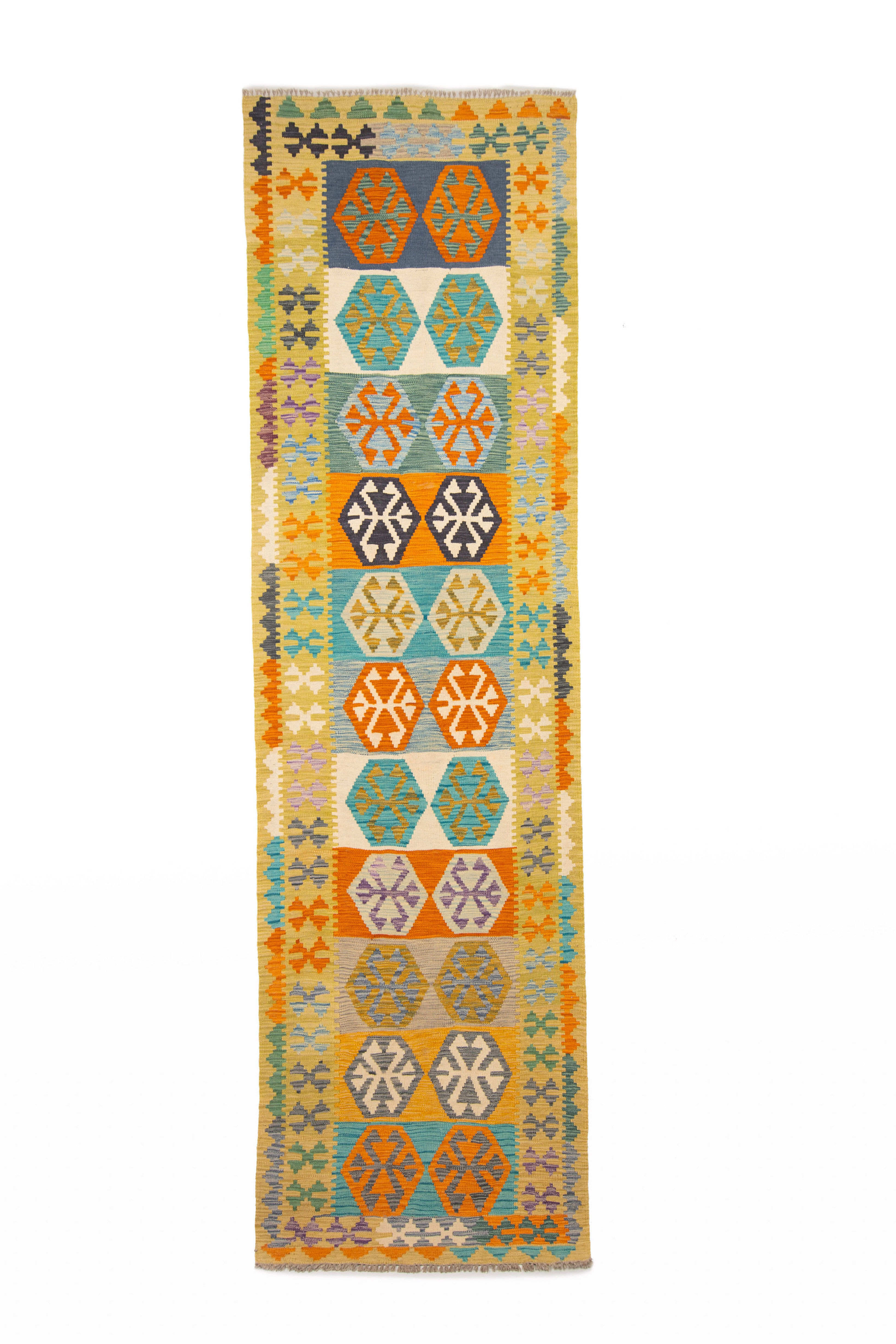 Afghan Kilim 303 x 85 cm