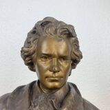 Buste Beethoven régule d'après Gaston Leroux