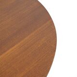 Vintage table with a round top and central base, 1950s.