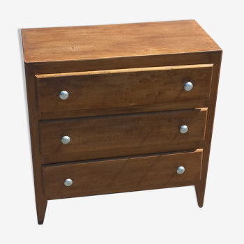 Dresser of the 50s compass feet in blond beech