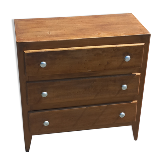 Dresser of the 50s compass feet in blond beech