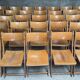 Set of 50 vintage 1950 bistro chairs foldable and stackable
