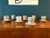 Ensemble de 7 tasses et soucoupe Salins France