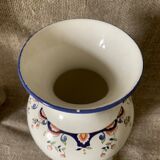 Ceramic vase decoration flowers