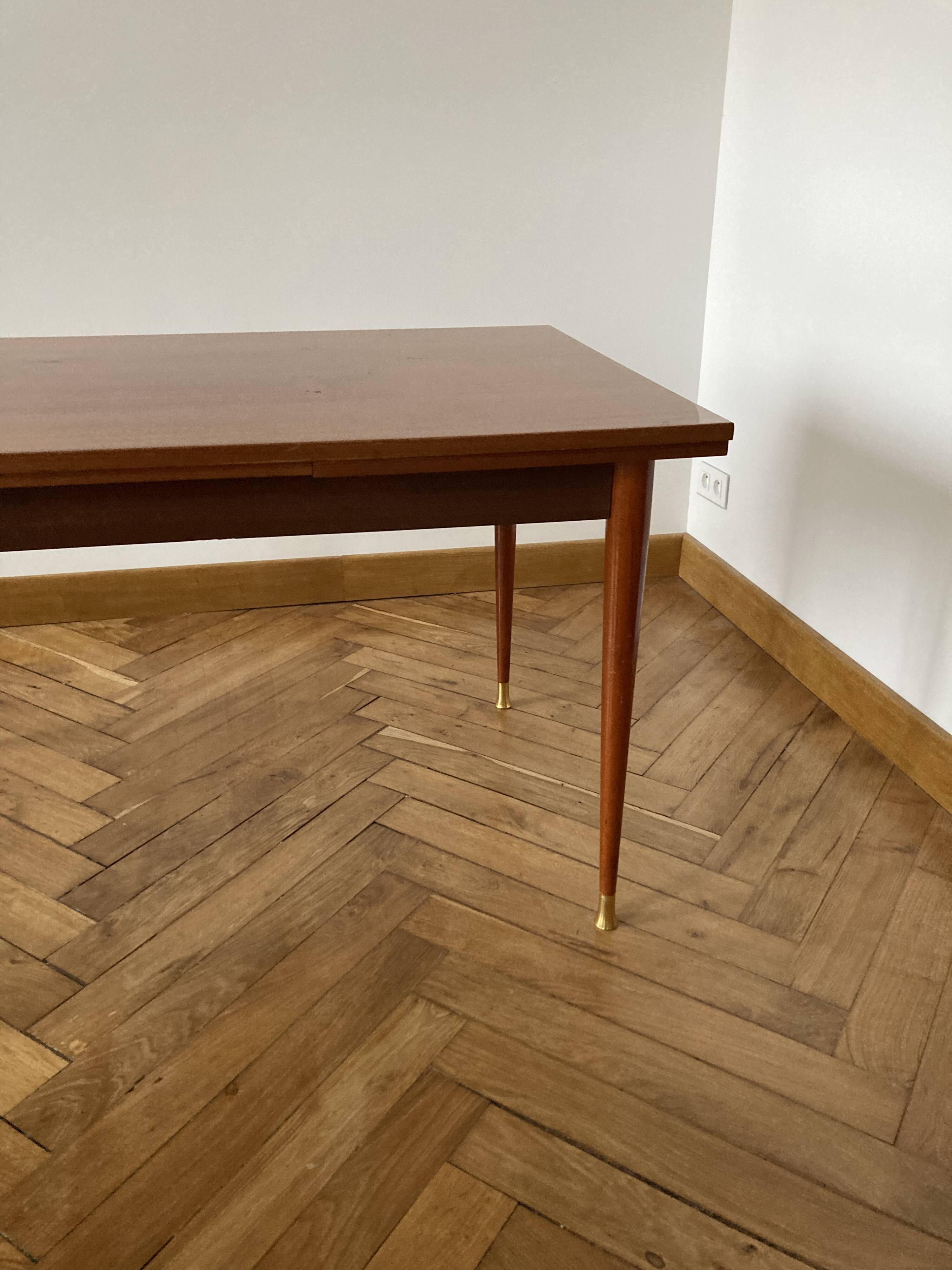 Scandinavian-style rectangular table