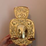 Mid Century Swedish Brass Sconce