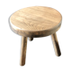 Massive oak tripod stool