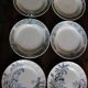 6 Terre de Fer blue Marcel Alésia Exotic Longchamp plates
