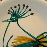 Plat à décor d'oiseau par Robert Picault 1950