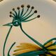 Plat à décor d'oiseau par Robert Picault 1950