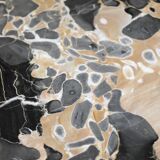 Black marble buffet