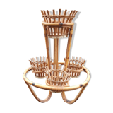 Rattan plant holder 1960