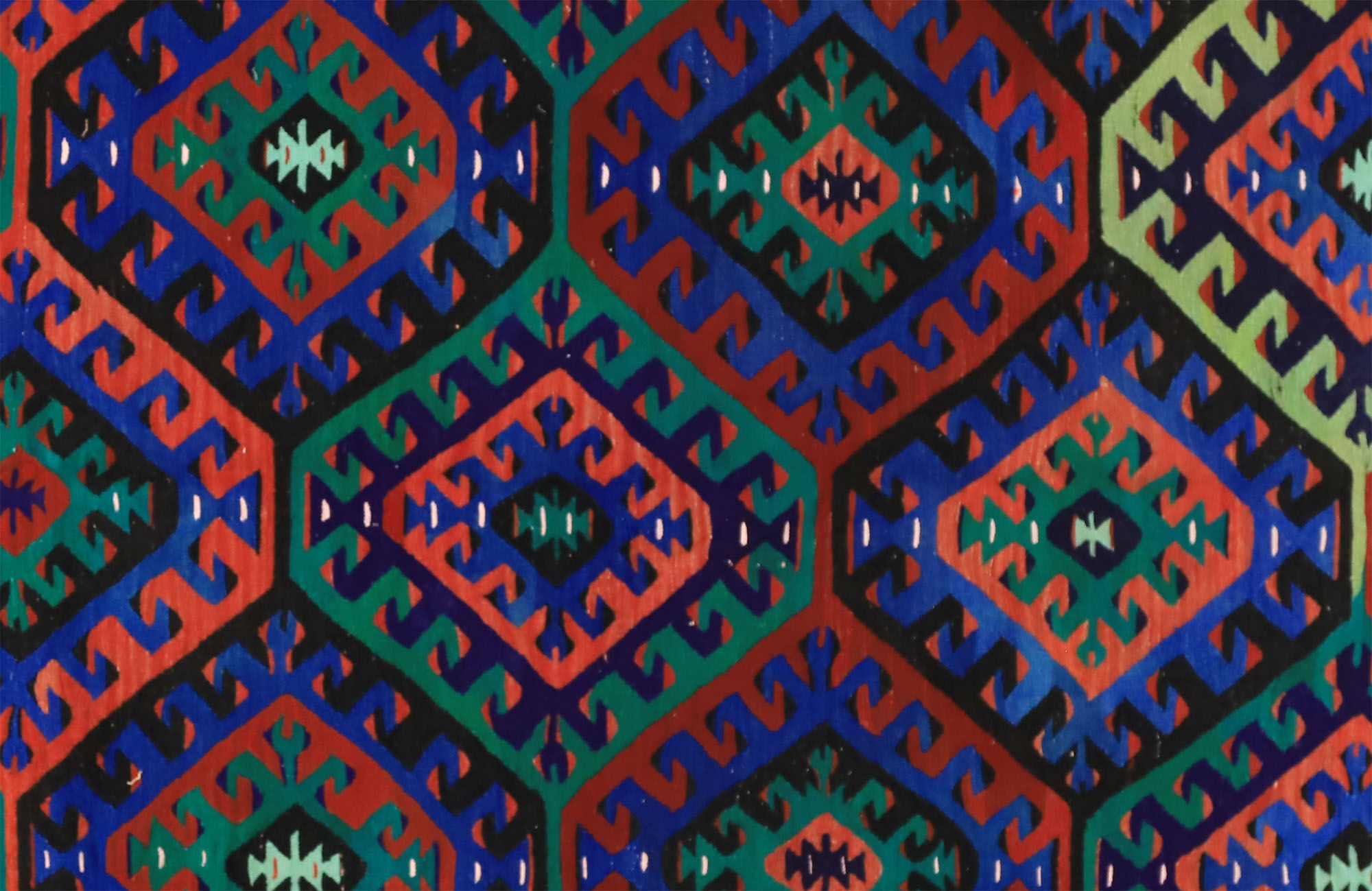 Anatolian handmade kilim rug 348 cm x 176 cm