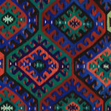 Tapis en kilim artisanal Anatolien 348 cm x 176 cm
