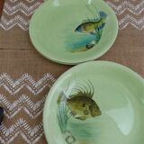 Plates Proceram fish 1950