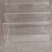 Magazine rack in zigzag plexiglass from the 80s/90s.