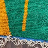 Traditional handmade Berber wool rug, size 150 x 250 cm