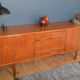 Restored Long Teak Mcintosh Dunbar Retro Sideboard Cabinet