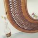 Rattan mirror 79x109cm