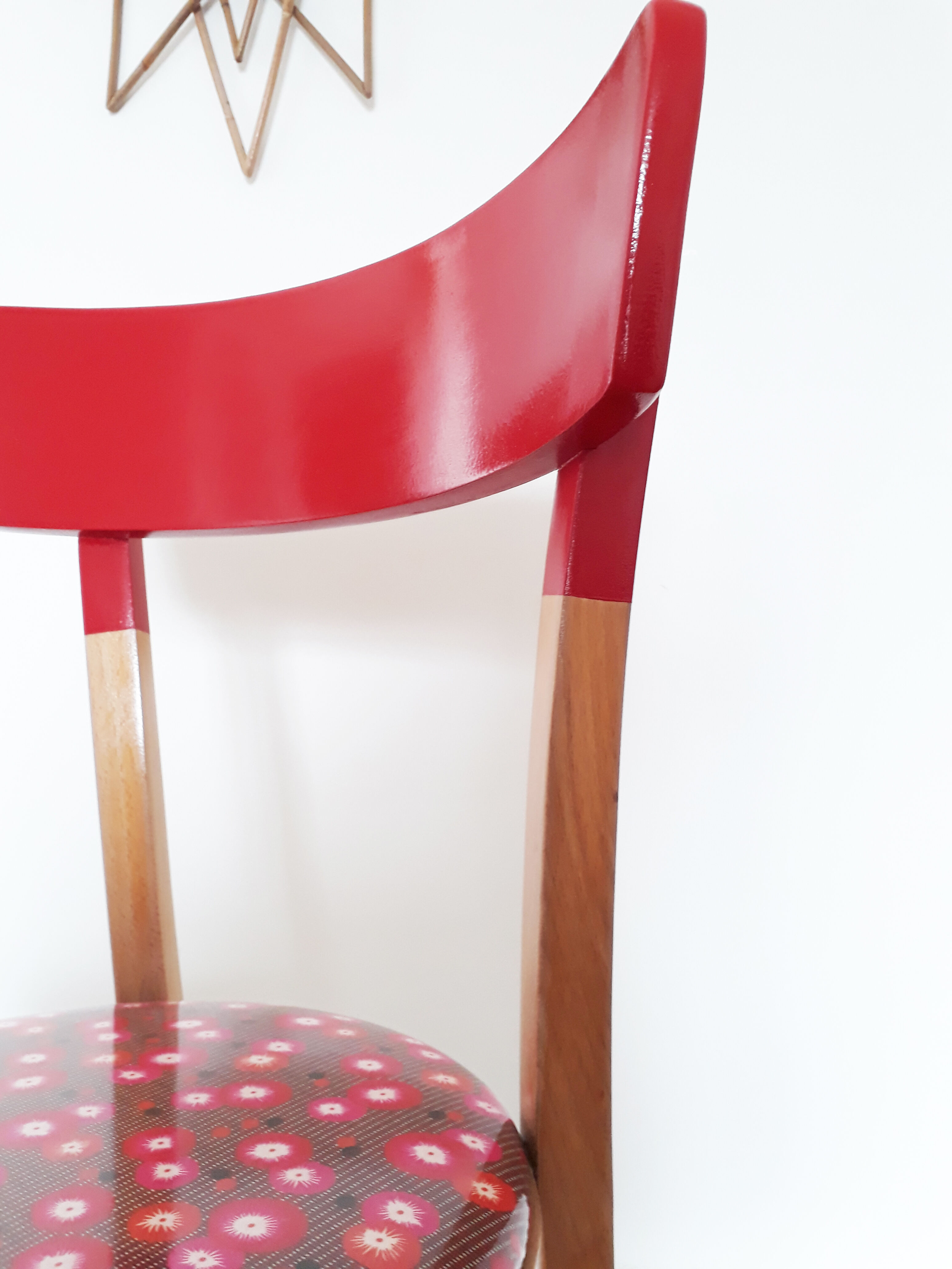 Chair bistro red vintage 30s