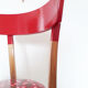 Chair bistro red vintage 30s